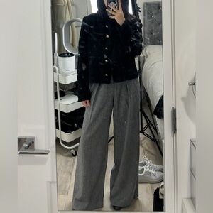 Uniqlo Tweed Wide Pants